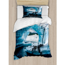 Matanuska Glacier River Duvet Cover Set