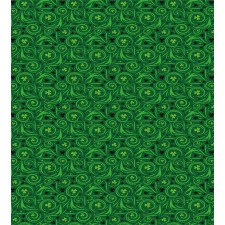 Irish Swirl Shamrock Duvet Cover Set