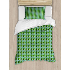 Modernistic Squares Duvet Cover Set