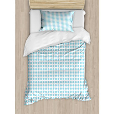 Classic Grid Art Duvet Cover Set