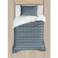 Traditional Eastern Grid Duvet Cover Set