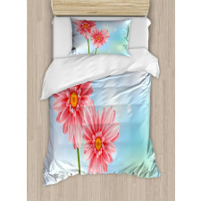 Petals on Bokeh Duvet Cover Set