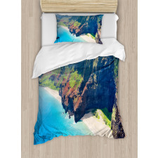 Na Pali Coast Island Duvet Cover Set