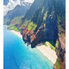 Na Pali Coast Island Duvet Cover Set