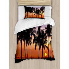 Sunset on Big Island Duvet Cover Set