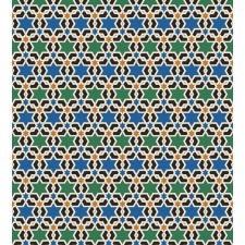 Hexagon Stars Pattern Duvet Cover Set