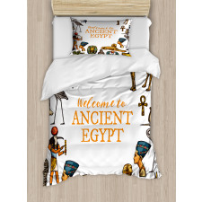 Welcome to Ancient Egypt Duvet Cover Set