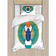 Scarab Holding Sun Duvet Cover Set