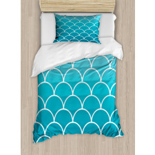 Mermaid Tail Squama Duvet Cover Set