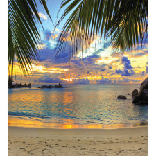 Exotic Beach Photo Duvet Cover Set