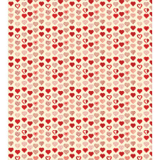 Doodle Hearts Art Duvet Cover Set