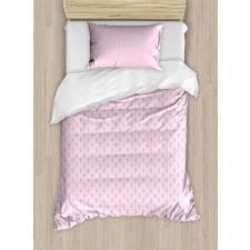 Minimal Pinkish Duvet Cover Set