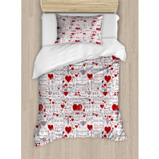 I Love You Lingo Duvet Cover Set