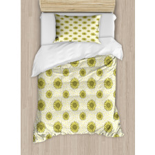 Sunflowers Spots Duvet Cover Set