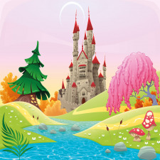 Fairytale Castle Woodland Duvet Cover Set