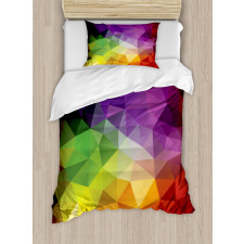 Geometry Shape Polygon Duvet Cover Set