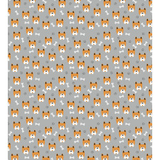 Puppy Paws and Bones Duvet Cover Set