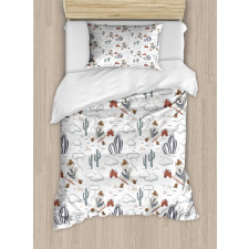 Wild West Cowboy Bear Duvet Cover Set