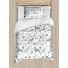 Dog Lover Concept Items Duvet Cover Set