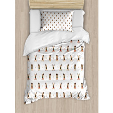 Character Dog and Paws Duvet Cover Set