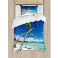 Trees Hanging Above a Lagoon Duvet Cover Set