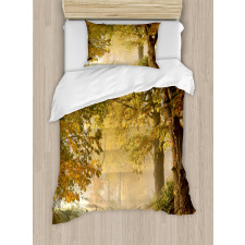 Misty Autumn Morning Duvet Cover Set