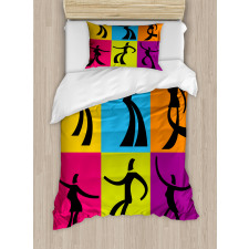 Dancers Colors Duvet Cover Set