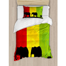 Fauna Elephant Duvet Cover Set