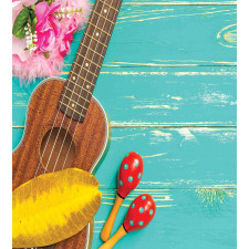 Hawaiian Summer Ukulele Duvet Cover Set