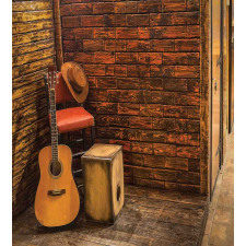 Wooden Stage Pub Cafe Duvet Cover Set
