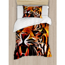 Hunter Forest King Tiger Duvet Cover Set