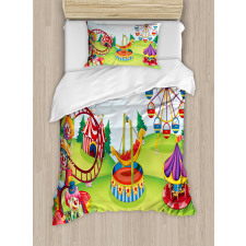 Circus and Theme Park Duvet Cover Set