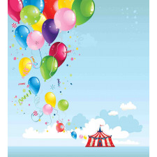 Carnival Tent Balloons Duvet Cover Set