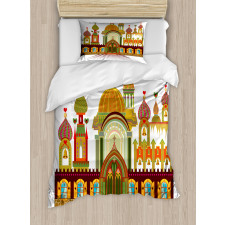 Slavic Architecture Fantasy Duvet Cover Set