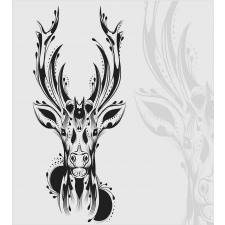 Tribal Deer Shadow Art Duvet Cover Set