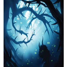 Night Forest Halloween Duvet Cover Set