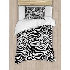 Wild Zebra Lines Duvet Cover Set