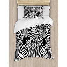 Safari Zebra Stripe Duvet Cover Set
