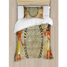 Ethnic Old Stone Duvet Cover Set