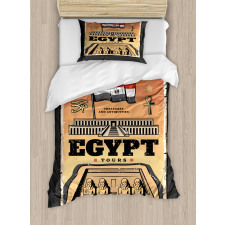 Exotic Tour Flag Duvet Cover Set