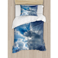 Sunbeams from Clouds Duvet Cover Set