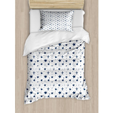 Stars Little Spots Sketchy Duvet Cover Set