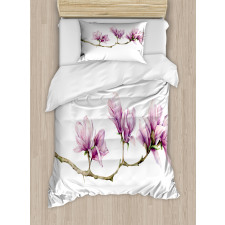 Magnolia on a Branch Duvet Cover Set