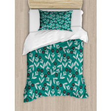 Abstract Surreal Flowers Duvet Cover Set