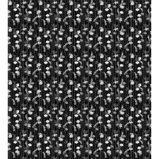 Polka Dots Chains Flowers Duvet Cover Set