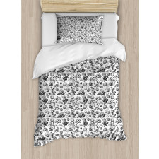 Nostalgic Engraving Berries Duvet Cover Set