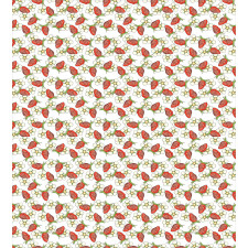 Berry Blossoms Summer Duvet Cover Set