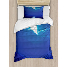 Moonlit Sky and Clouds Duvet Cover Set