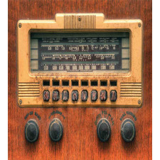 Antique Radios Duvet Cover Set