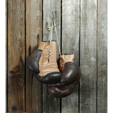 Vintage Boxing Gloves Duvet Cover Set